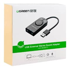 U Green Sound Card USB External Stereo Sound Adapter