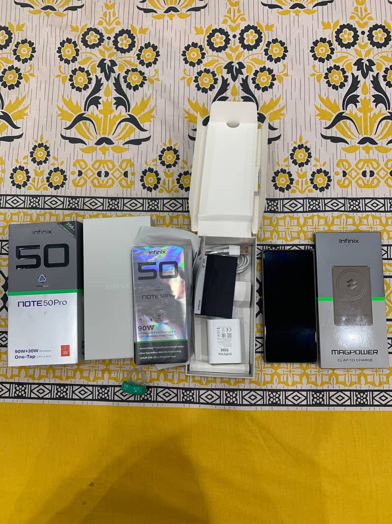 Infinix note 50 pro just box open 2 days use 0