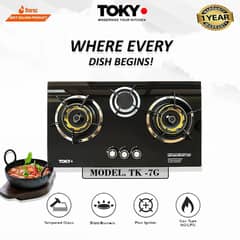 Tokyo Glass Brass & EPS Burners Gass Hobs Are Available With Warranty