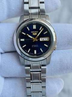 Seiko 5 snkk11 automatic day date blue dial