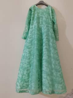 Dress for girls for wedding wear (frock, trouser and dupatta)