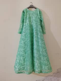 Dress for girls for wedding wear (frock, trouser and dupatta)