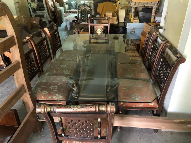 bedset with dressing table or dining table with 8 chairs 7