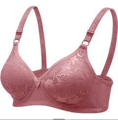 Cotton Sequins Breathable Padded Bra