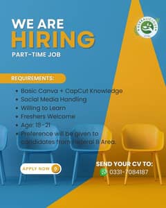 Part time social media assistant - herbal store