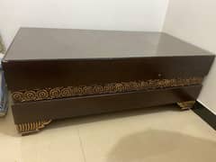 Coffee Table with glass top