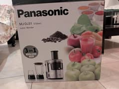 Panasonic 800 Watt Juicer MJ-DJ31 Brand New