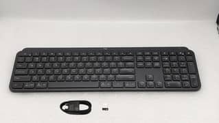Logitech MX Keys Wireless Keyboard - Multi Device - Backlit - Black