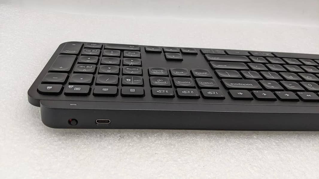 Logitech MX Keys Wireless Keyboard - Multi Device - Backlit - Black 3