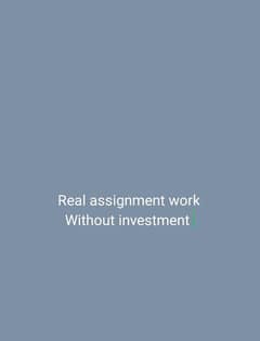 assignment