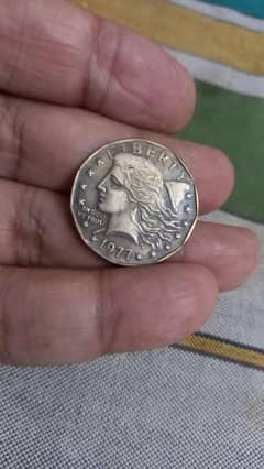 1977 Frank Gasparro's designed Liberty One Doller USA Rare & Old Coin