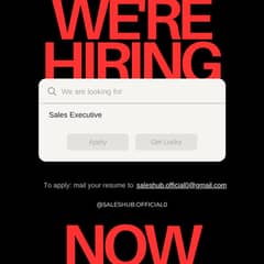 We're Hiring !