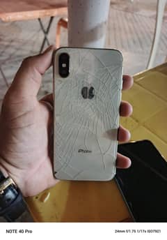 I phone x 256 GB battery 100 battery change hy original Dali