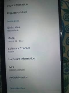 Moto G 5g 2023 Non PTA