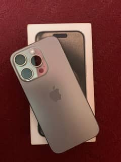 IPhone 15 pro Natural titanium