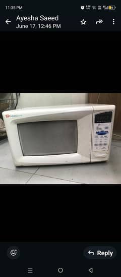 Dawalance microwave for urgent sale