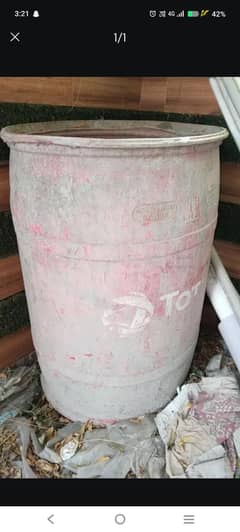 plastic drums for sale  use for construction work