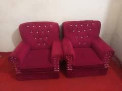 brand new sofas in red colour