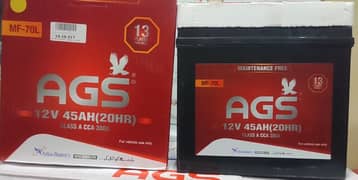 AGS Battery MF 70 45 AH 13 Plate