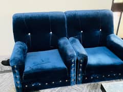 5 seater sofa set Blue color