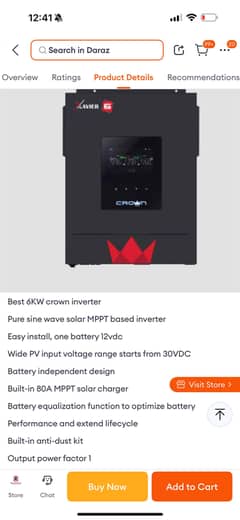 Crown Xavier II 6kW Solar Inverter