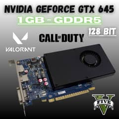 Nvidea GTX 645 (1GB) Gaming Graphics Card