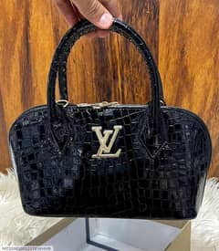 Girls Leather printed bag