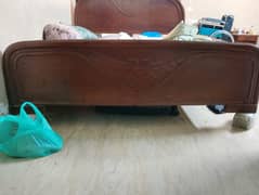Old complete set 1 bed 2 side tabel 1 dressing tabel