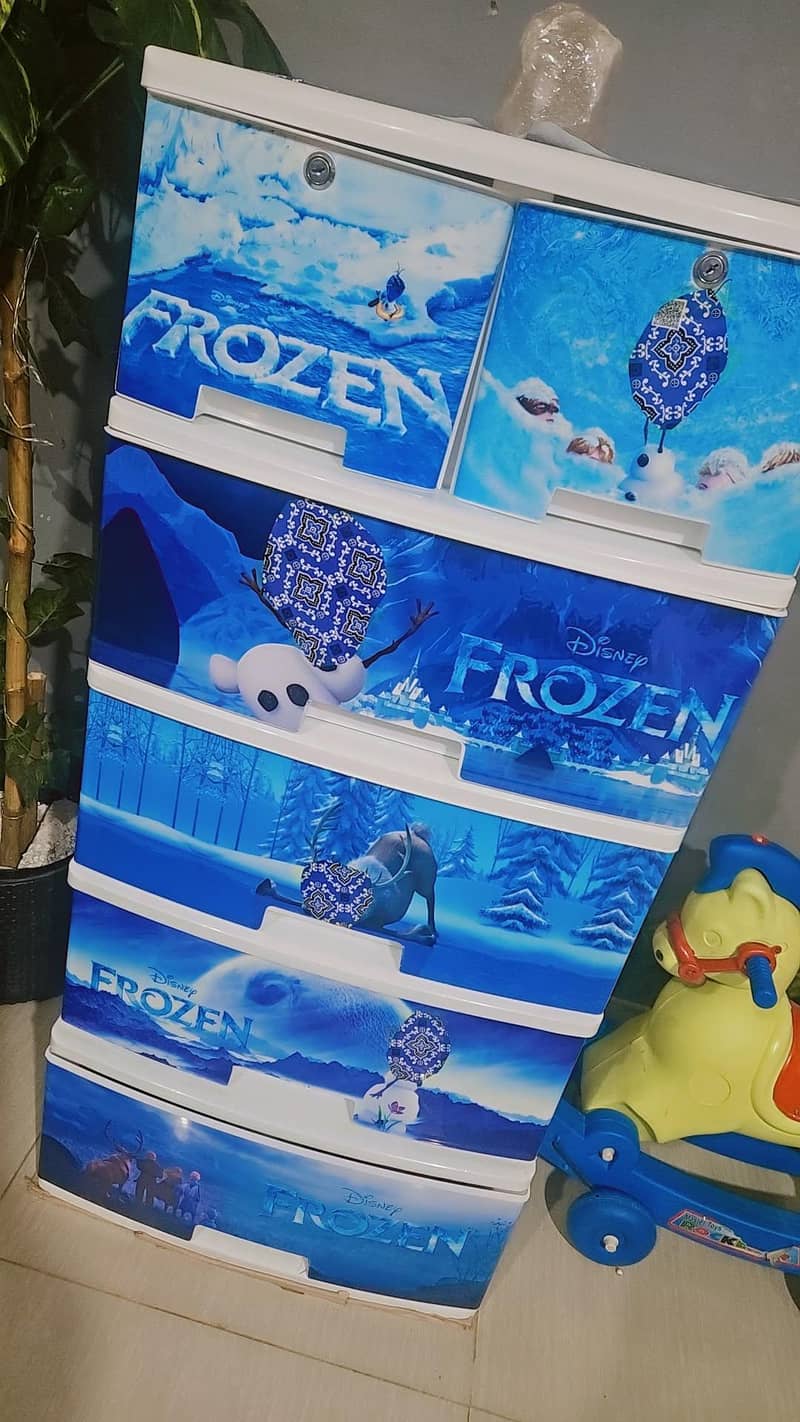 kideez 5 layers drawer  in frozen print 0