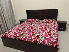 wood bed