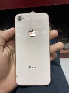 iPhone 8 64gb only back creak ha