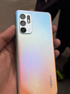 Oppo reno 6 10/10 condition 8 128  complete saman