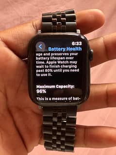 Apple watch series 7, 96 battery health