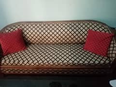 5 seater sofa set and center table for sale