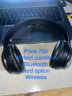 Dual recoding wireless mic and wireless headphones