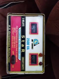 Stablizer 2500 watt 10/8 condition