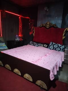 Bed/ Metrass/ Side Tables For Sale