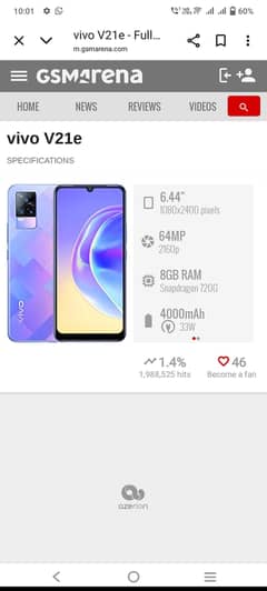 vivo v21e