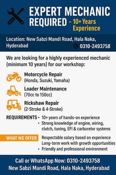 need expert mechanic