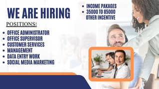 Hiring Fresh & Experienced Staff – Admin, CSR, Data Entry, Marketing