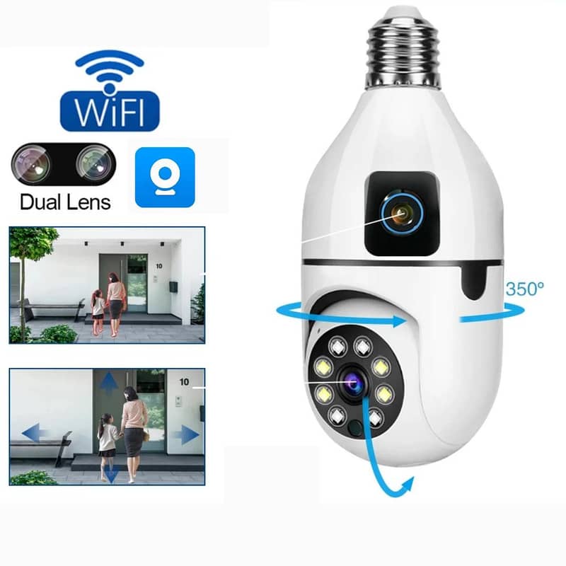 E27 socket (standard bulb fitting)  function: WiFi security camera 2