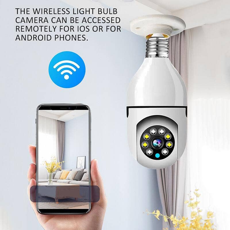 E27 socket (standard bulb fitting)  function: WiFi security camera 3