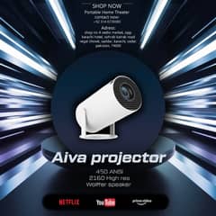 Projector Portable Android smart Projector AIWA Smart LED Projector