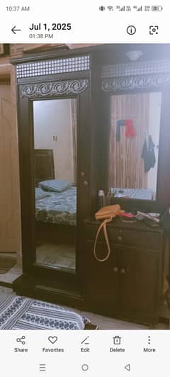 New bed dressing table use 2 year