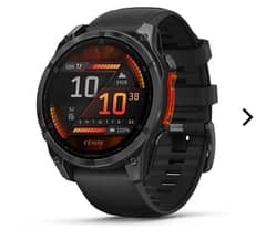 fēnix® 8 – 47 mm, AMOLED Slate Gray with Black Silicone Band