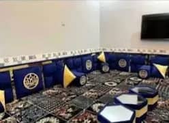 sofa/Arabic Majlis/Hujra Bethak/saudi Majlis/running foot 03044333349
