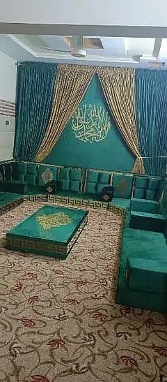 sofa/Arabic Majlis/Hujra Bethak/saudi Majlis/running foot 03044333349