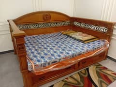 New Wooden Bed with Pure Wood made-Teak wooden swing