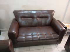 Used Sofa Set Seven Seater with Stylish Central Table