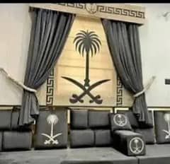 sofa/Arabic Majlis/Hujra Bethak/saudi Majlis/running foot 03044333349